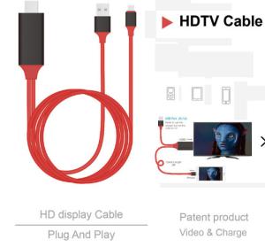 China 8 Pin 2m HDMI Cable Assembly 1080p Audio Cable To Hdmi For IPhone 13 13Plus on sale