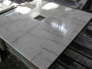 China Marble Shower Base, Non-Slip Guangxi White Marble Shower Trays, China Carrara Marble Shower Bases on sale