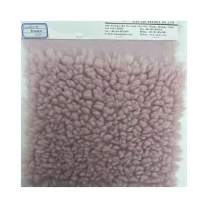 China Soft and Warm 58/60" Heavy Weight Polyester Sherpa Fleece Fabric for Winter Garments wholesale