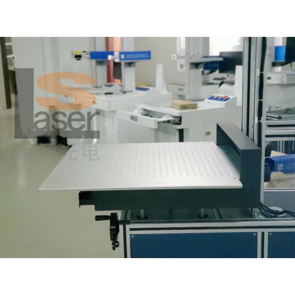 S-500 500*500mm large format CO2 glass tube laser marking machine for Jeans leather