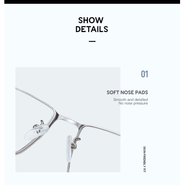 Light Gun Color Mens Metal Frame Reading Glasses Readers 140MM