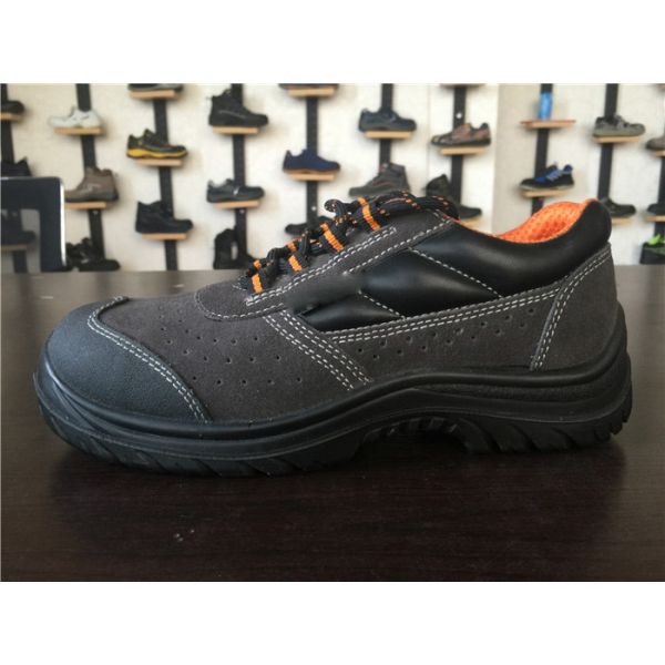Lightweight Waterproof Safety Shoes With Foam Inner Artificial Leather Collar