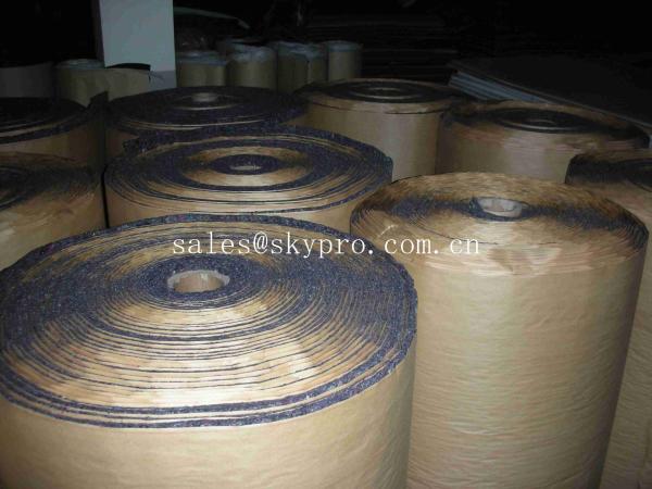 Quality Self Adhesive Neoprene Foam Sheets Die Cutting / Foam Rubber Insulation Sheets High Elasticity for sale