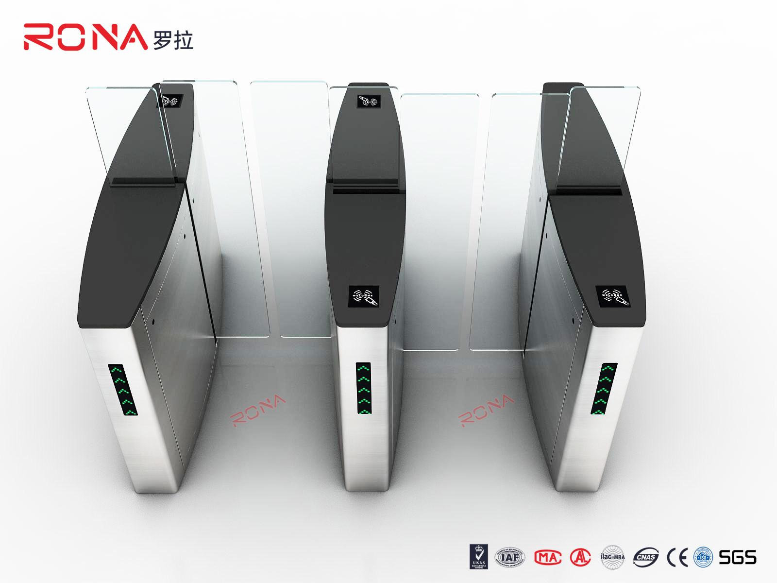 China Intelligent Electric Entrance Sliding Gate Turnstile For Entry System wholesale