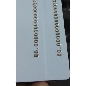 Automatic PVC Smart Card Embossing and Bronzing Machine High Speed