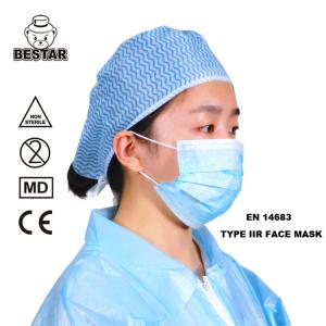 China 3ply Disposable Earloop Face Mask Dust Resistant Mask White Blue Black Green wholesale
