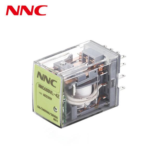 Quality Clion industrial control relay NNC68BVL, 2pole, 4pole with led indicator and test button intermediate relay MY4NJ for sale