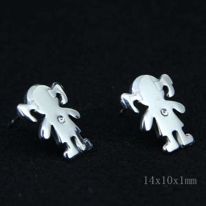 China Classic 316L Stainless Steel Fashion Jewelry Earrings Studs Earrings LES92 wholesale