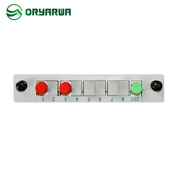 Simplex FC UPC 1x2 Fiber Optic Cassette PLC Splitter ABS Material