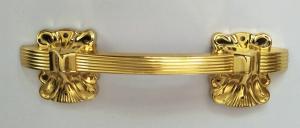 China PP Gold Color Plastic Coffin Handles Lightweight wholesale