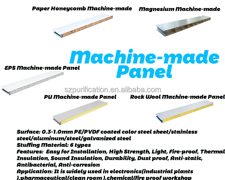 Cleanliness Biological Modular Cleanroom HVAC System Laboratory Clean Room