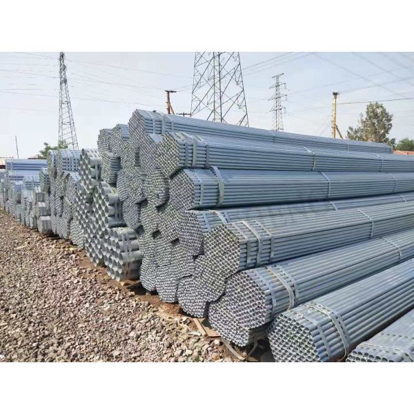 2.5-4.5mm Round Galvanized Steel GI Pipe Hot Dipped Zinc Coated and Invoiced by Actual Weight for Industry