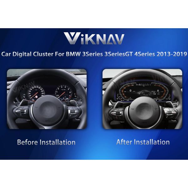 VIKNAV Digital Instrument Cluster For BMW 3series 3seriesGT 4series 2013-2019