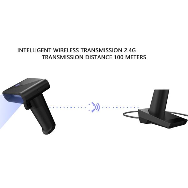 Portable Wireless Qr Code Reader 2D Bar Code Scanners Automatic Manumal Scanning Machine for Alipay Passport Reader