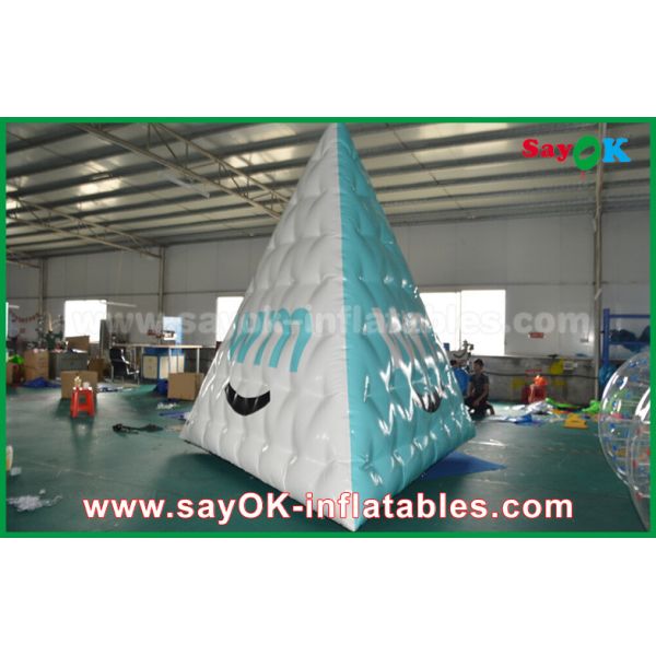 Waterproof PVC Blow Up Pyramid Logo Printing Promotional Inflatable Products For Event