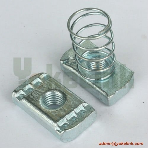Factory price Zinc plated M12 Long Spring Channel Nut For Channel Hardware Fitting
