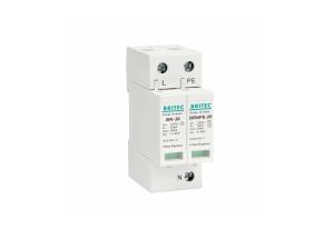 China Class C Power Surge Protection Device AC 275V 20kA Lightning Surge Arrester on sale
