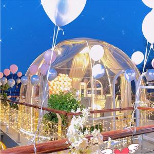 China ROSH Certificate Garden Bubble Tent Aluminium Frame Bubble Igloo Tent wholesale