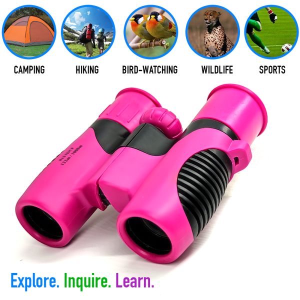 High Resolution 8x21 Kids Binoculars , Child Binoculars For Bird Watching