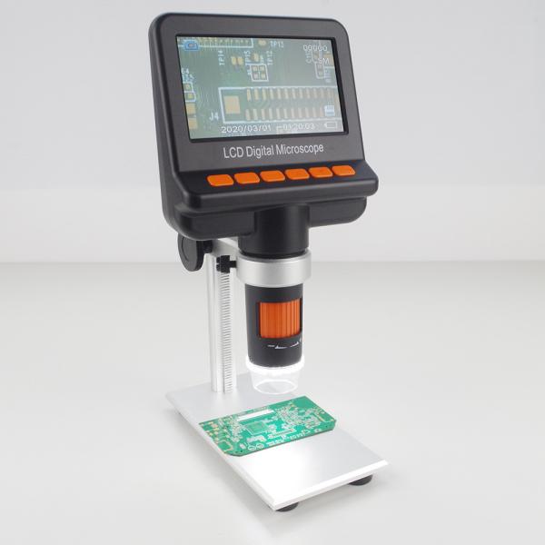 Quality LCD 250x Handheld Portable Digital Microscope 5MP Coin Camera Microscope for sale