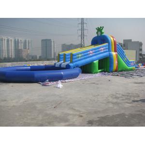 China Inflatable hippo slide outdoor slide , inflatable hot slide wholesale