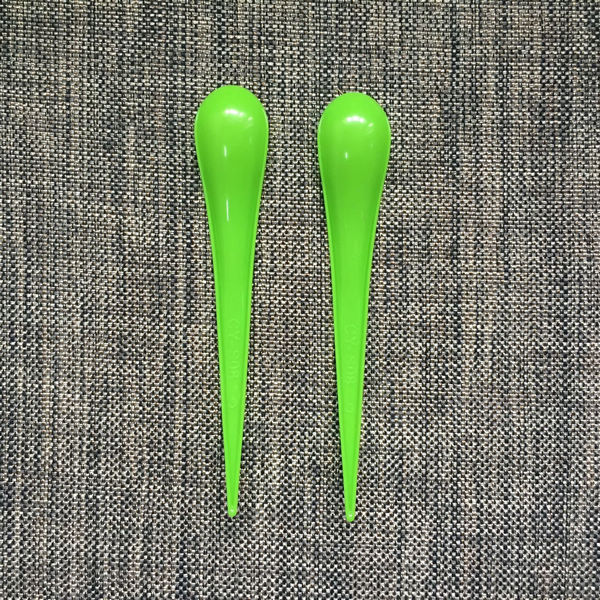 Personalized Ice Cream Spoons Disposable Plastic Water Drop Style Restaurants