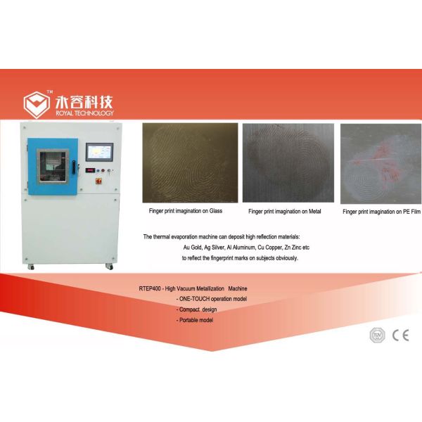 Forensic Police Equipment, High Vacuum Metallizing System, Zinc/Gold/Silver/Aluminum PVD Metallizing Equipment
