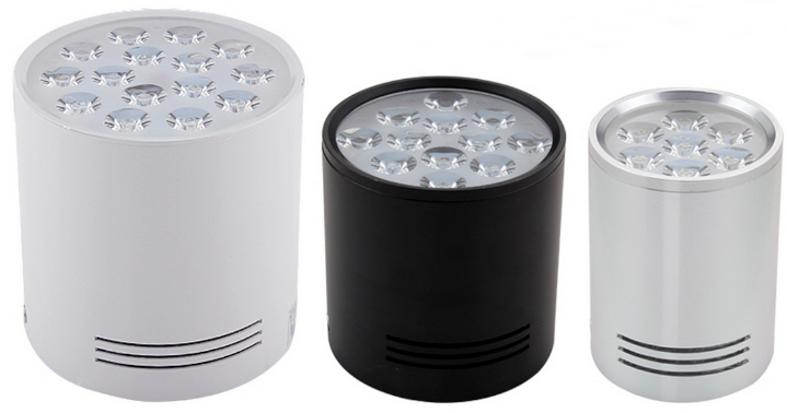 Commercial indoor light 12W 5inch round surface mounted led downlight