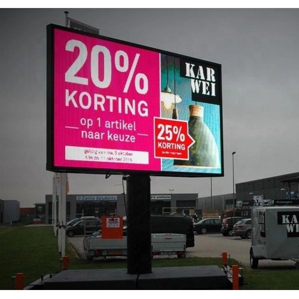 Nationstar Chip IP65 P8 Outdoor Led Display Advertising Board Clear Image