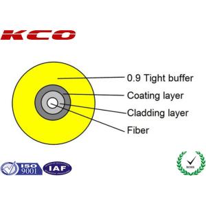 China Indoor Simplex Optical Fiber Cable , 0.9mm Tight Buffered Fiber Optic Cable on sale