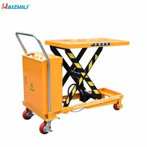 Buy cheap High capacity 300KG 900MM single scissor electric lift table cart from wholesalers