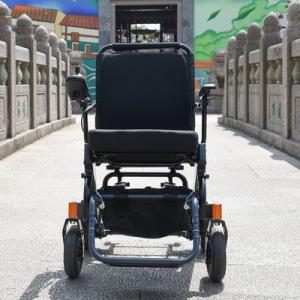 PU Tyre Foldable Electric Wheelchair Portable Lightweight