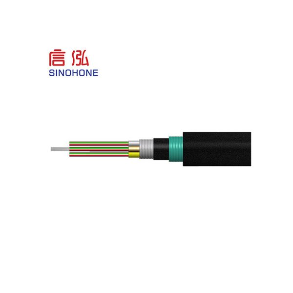53 Direct Burial Armored Fiber Optic Cable Single Mode Moisture Proof