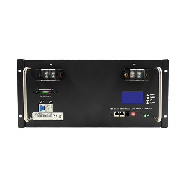 Enviromental Friendly High Capacity Li Ion Battery Cell With BMS 51.2V 500AH For Telecommunication Base Station Supply