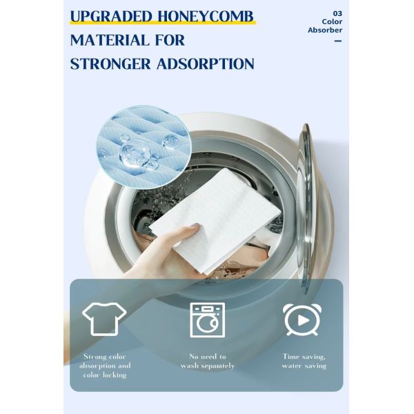 OEM ODM Color Grabber Laundry Sheets Lightweight Color Catcher Sheet
