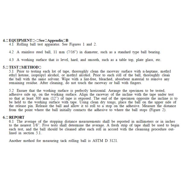 Tack Rolling Ball PSTC-6 GCr15 Adhesion Test Machine