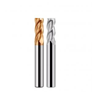 China HRC58 Solid Carbide Roughing End Mill Cutter Nano Coating For Steel wholesale