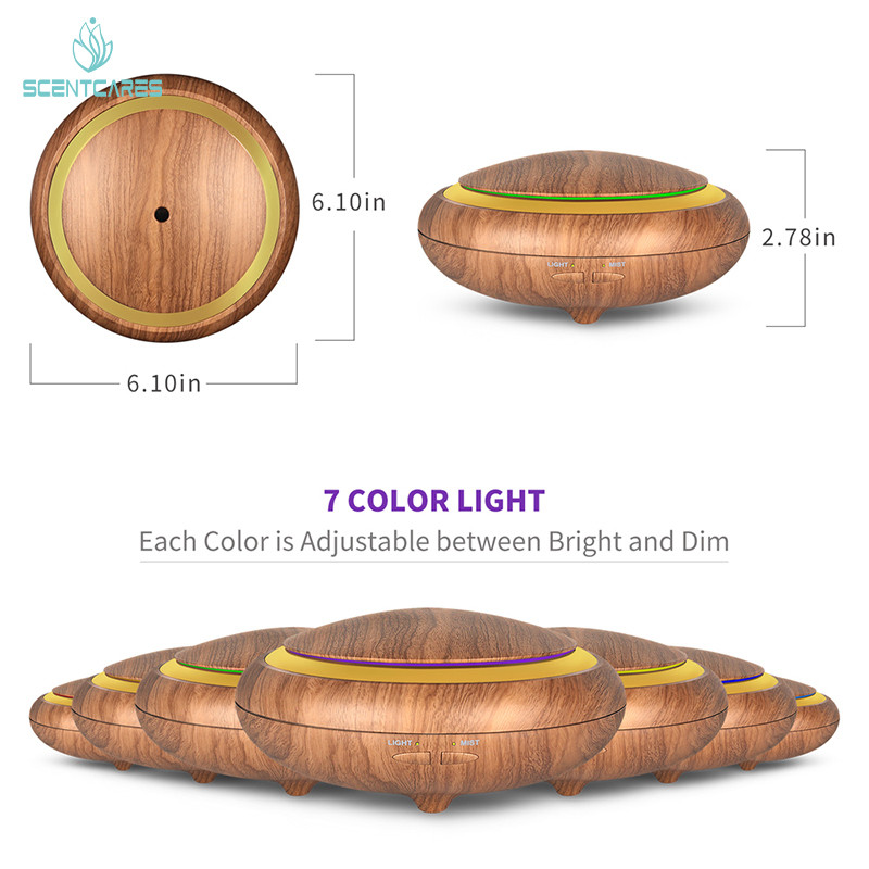 150 CFM Wood Aromatherapy Diffuser For Bedroom
