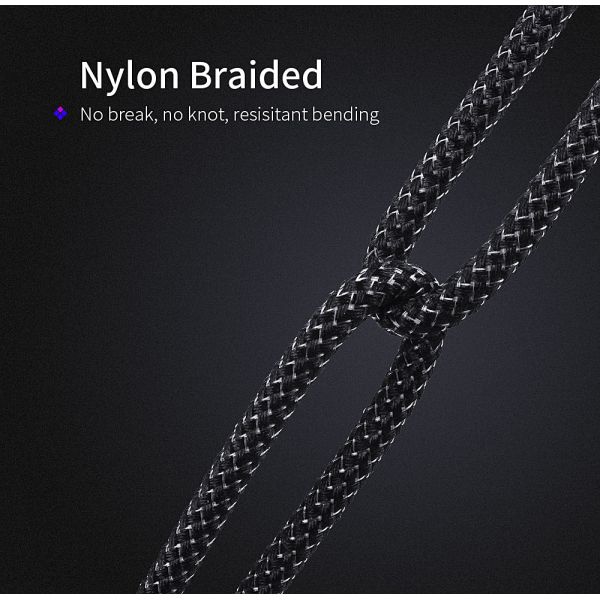 Essager Scud Usb Type C Cable Fast Charging 5A 0.3M 1M 2M for Type C Devices