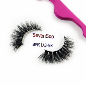 China Beautiful 3d Mink Strip Eyelashes Mink Lashes / Natural Mink Eyelashes wholesale