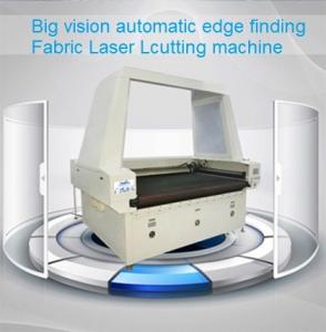 Big Vision Automatic Edge Finding Laser Cutting Machine for digital printed sublimation textile fabrics