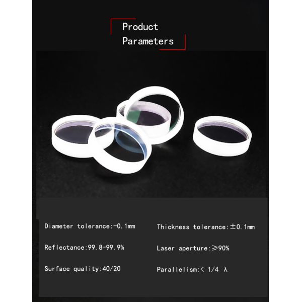 Double Sided Coating 19.5*10mm 40/20 0 Degree Reflective Lens