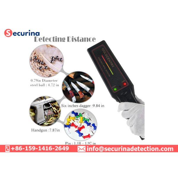 High Sensitivity Hand Held Metal Detector Security Wand Scanner Multi - Functional