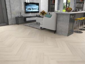 China Herringbone No Shrink SPC Vinyl Flooring Scratch Wear Resistant 4.5mm wholesale