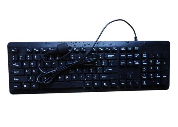 Quality IP67 Plastic Washable Computer Keyboard Non Backlight EMC With Full Function for sale
