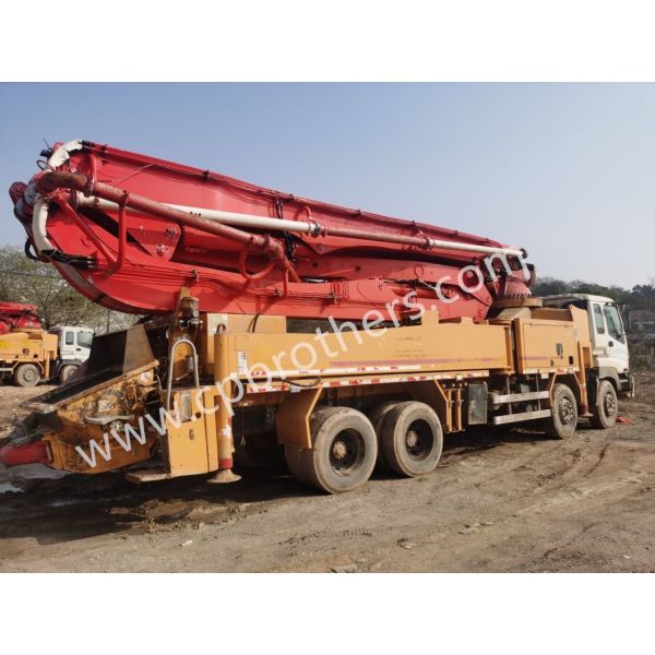 Putzmeister 46m Truck Mounted Concrete Pump Truck Mounted Pump Contractor