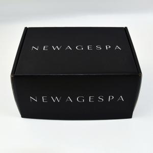 China Colored Corrugated Mailer Boxes Small Black Corrugated Shoes Box  For Shipping wholesale