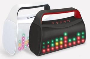 China Black Portable Wireless Bluetooth Speaker Fashionable Design With Handle on sale