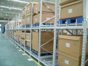 China Customized Gravity Racking System Feed Shelving SGS Certificated wholesale