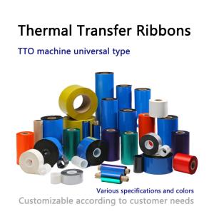 China 55mm Width Thermal Transfer Ribbons 500m Length Printer Thermal Ribbon wholesale